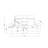 6611 Grey Power Console Reclining Loveseat