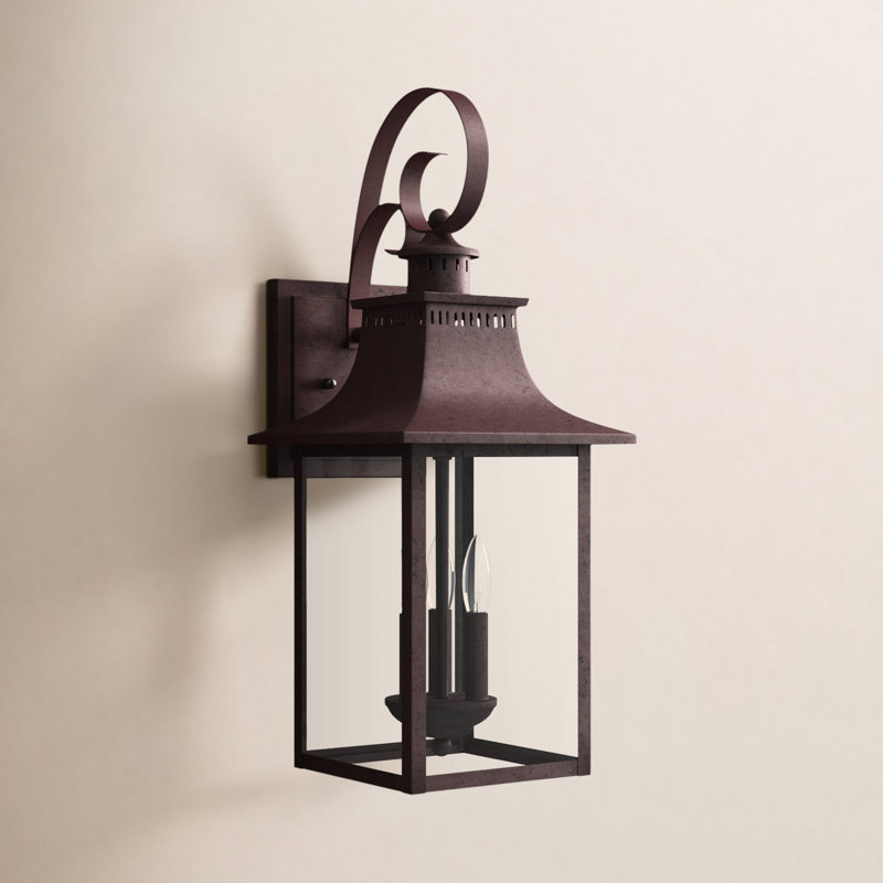 Amarone Steel Wall Light, Copper Bronze