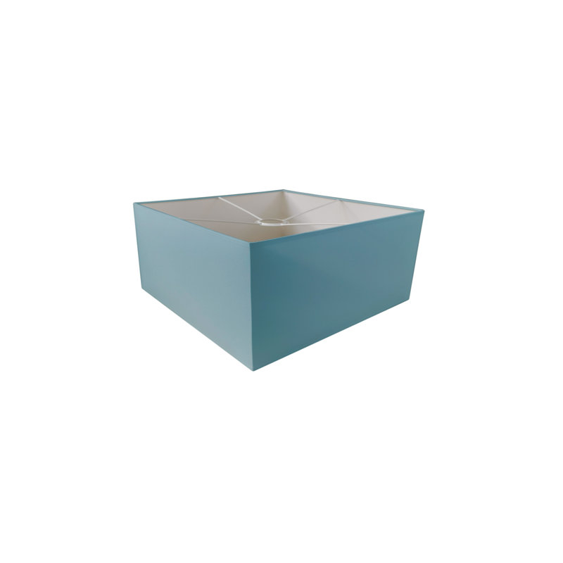 Esa 1 - Light Square/Rectangle Pendant, Blue, 15cm H x 25cm W x 25cm D