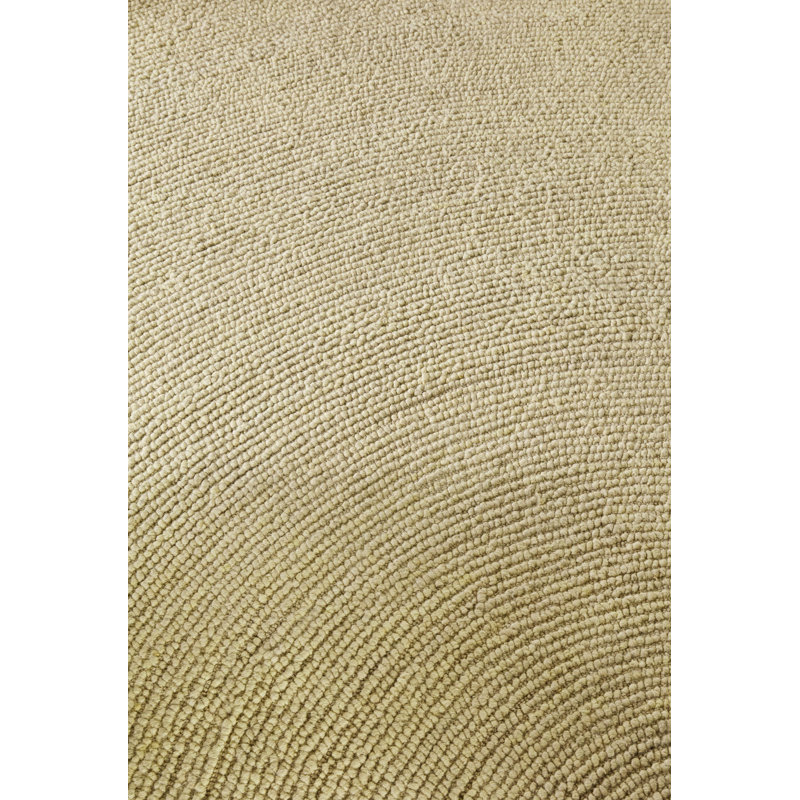 Hand Tufted Wool Area Rug in Sand, Rectangle 8'2" x 11'6"