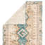 Hand Knotted Wool Oriental Area Rug in Pink/Blue-273913932