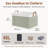 Fabric Foldable Storage Bins with Handles, Modern Storage Basket for Shelves, Closet, Dorm-755629053