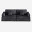 4 Seater Chenille Sofa & Chaise-151418767