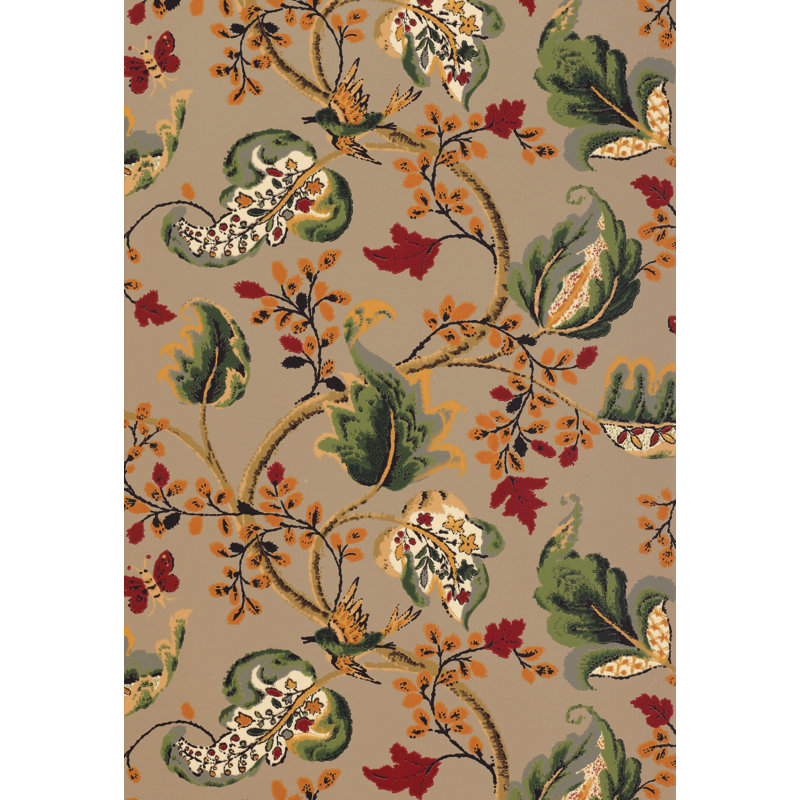 Papier peint Fox Hollow, Multi sur Flannel