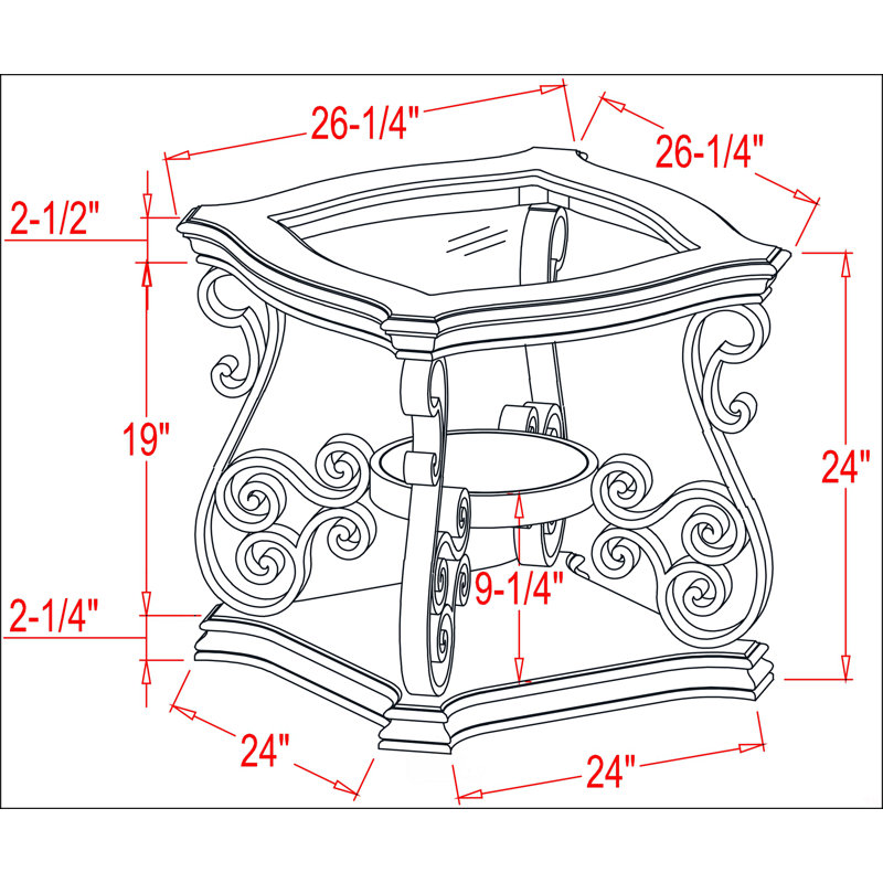 End Table With Glass Table Top,Side Table With Open Shelf