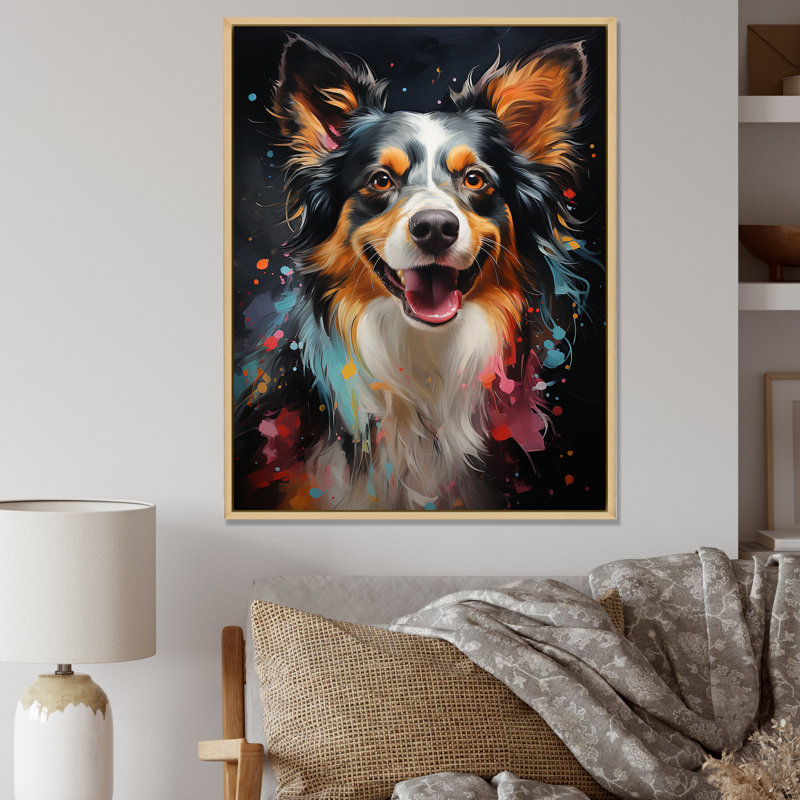«Papillon Prance II», reproduction sur toile, Cadre naturel flottant, H 32 po x l 16 po x P 1 po