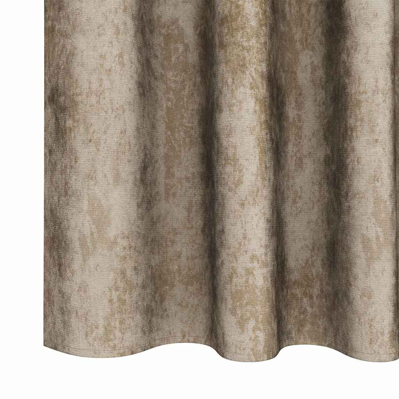 Curtain With Curtains 2 Pcs Velvet, Champagne, 140cm Width x 225cm Drop