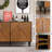 58" Modern Coffee Bar with 4 Doors-1411465114