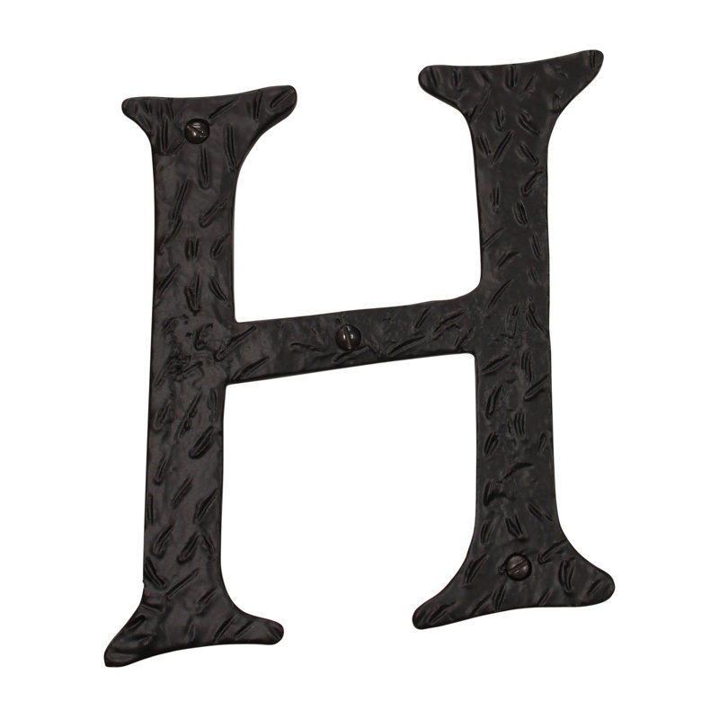 Lettre 6 po H, H
