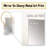 Rivers Resonance Dreams - Marble Large Wall Mirror, Beige Decorative Mirror, Printed Metal Art-865690828
