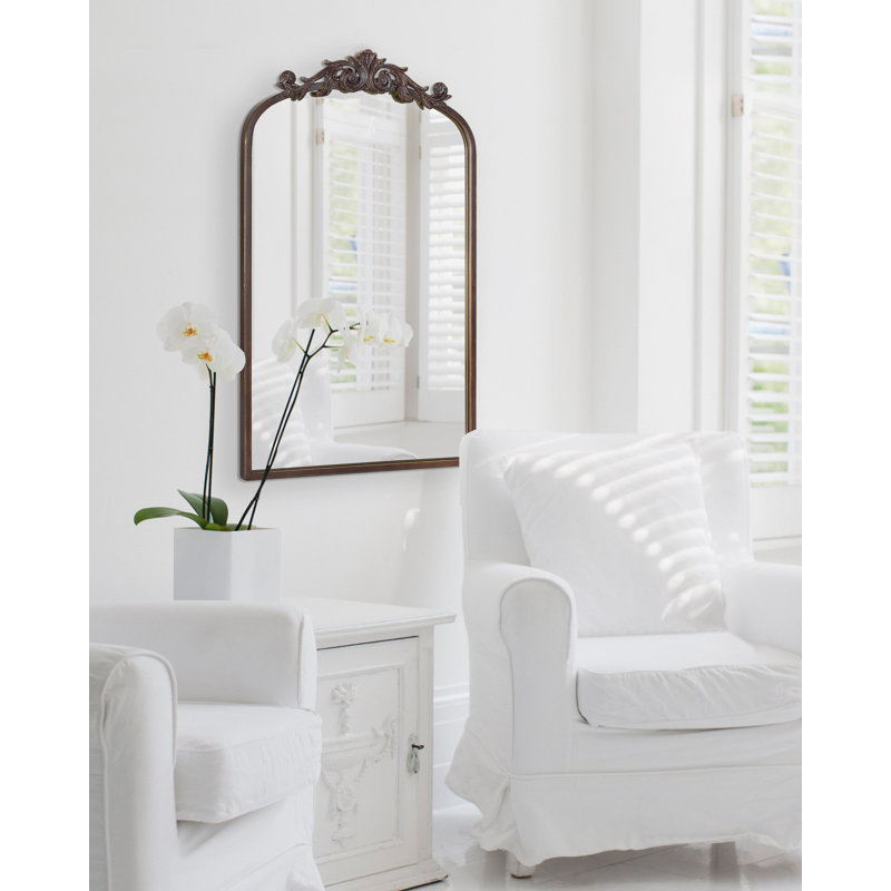 Anglo Metal Flat Mirror, Bronze, 42" x 23.5"