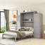 Lit escamotable avec armoire intégrée et tablettes de rangement-1035354545-1035354548