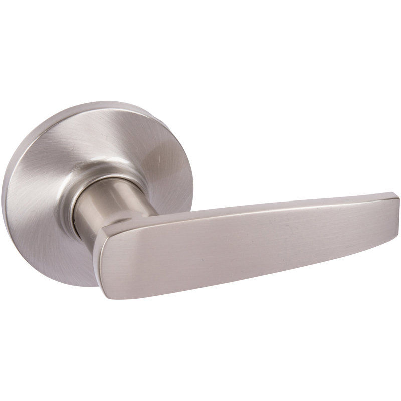 Brushed Chrome Passage (Hall & Closet) Door Lever
