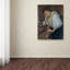 «Young Italian Woman At A Table», reproduction sur toile tendue-824018667
