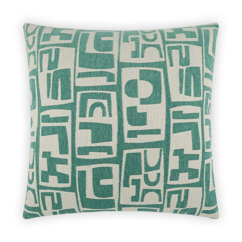 Toro Pillow Cover & Insert, Rectangle 14"H x 24"W, Charcoal