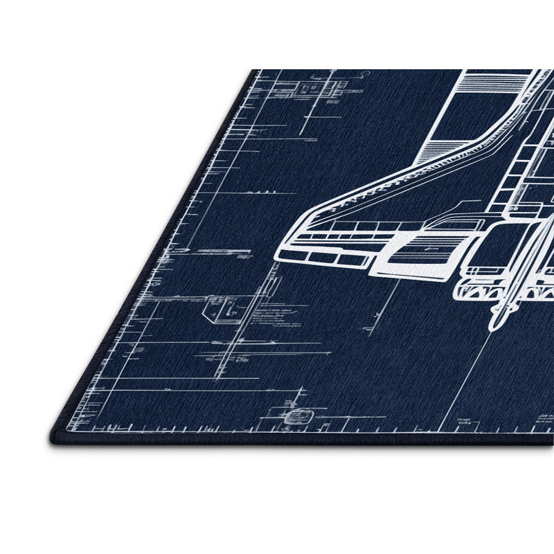 Machine Washable Space Gray Area Rug, Round 3'