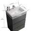 Meuble-lavabo sur pied simple Rosemont-935588593-935588595