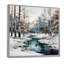 Rivière en forêt, paysage d'hiver - impressions sur toile de forêt-1321707138-1306821889