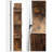 Tree-Shaped Bookshelf – 13-Shelf Rustic Brown Storage Bookcase