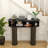 39.37'' Console Table, with 3 Storage and Sliding Doors Accent Tables for Entryway-1935878362