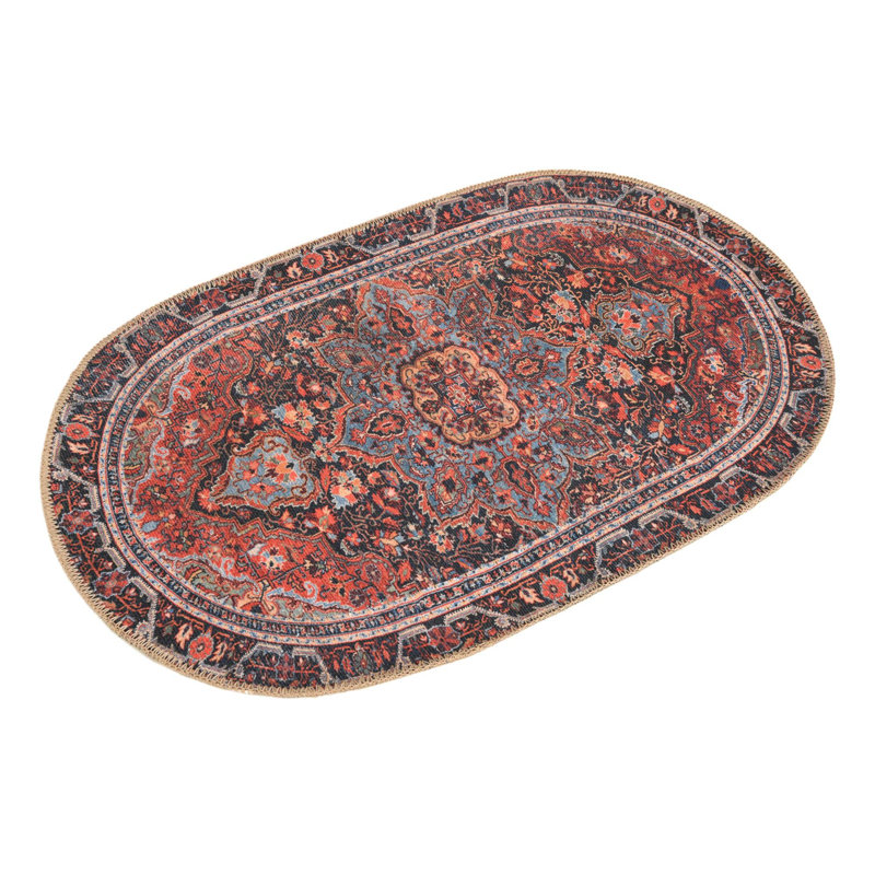 Oppie Oriental Indoor Rug, Oval 4'1" x 6'1"