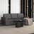 Weymon Upholstered L-Shaped Sectional Reversible