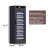 Intelligent Temperature-Controlled Multi-Tiered Black Grape Wine Cabinet