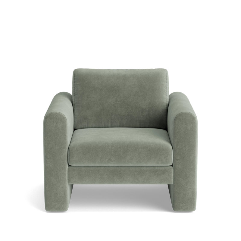 Knox Accent Chair, Velvet - Sage