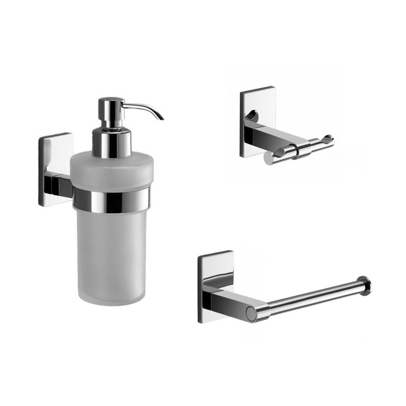 Ensemble de quincaillerie de salle de bain 3 pièces Dowsing, Chrome