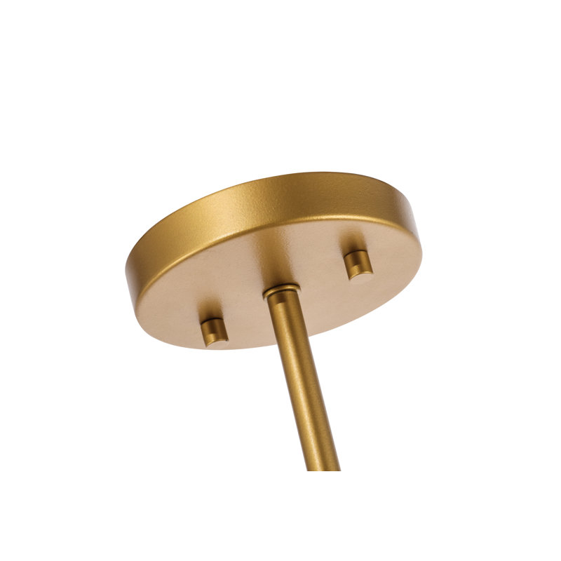 Suazo 1 - Light Single Pendant, Brass, Clear