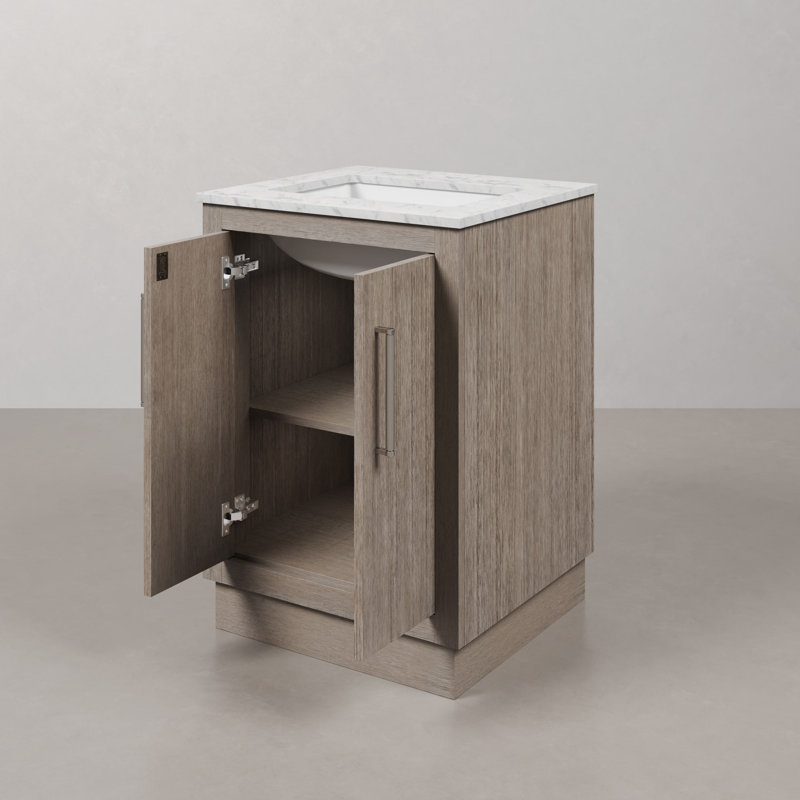 Hugo 24'' W Single Vanity, Chrome