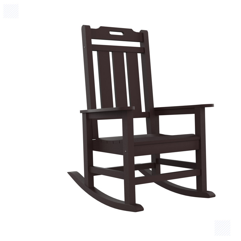 Chaise berçante bamberger, Brun