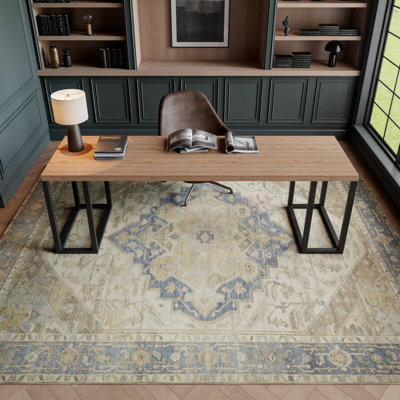 Tapis vintage lavable à la machine Herkimer