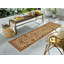Tapis de couloir oriental en laine noué à la main 3 pi 2 po x 10 pi 4 po Fenwick Landing