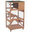 Enceinte d'extérieur pour chat, cage pour chat avec roues et hamac Catio, cage pour chat