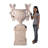 Angels Urn On Base  Stone Cast