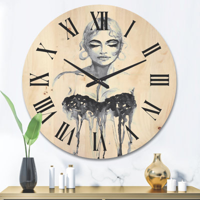 Solid Wood Wall Clock
