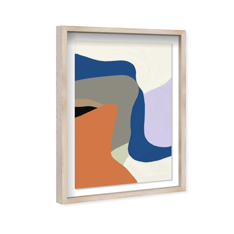 All Together II Print by Oliver Gal, 25.5"H x 37.5"W, Natural Oak Shadowbox