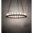 Loxley 21 - Light Steel Dimmable Wagon Wheel Chandelier