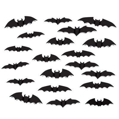Silhouettes de chauve-souris d'Halloween