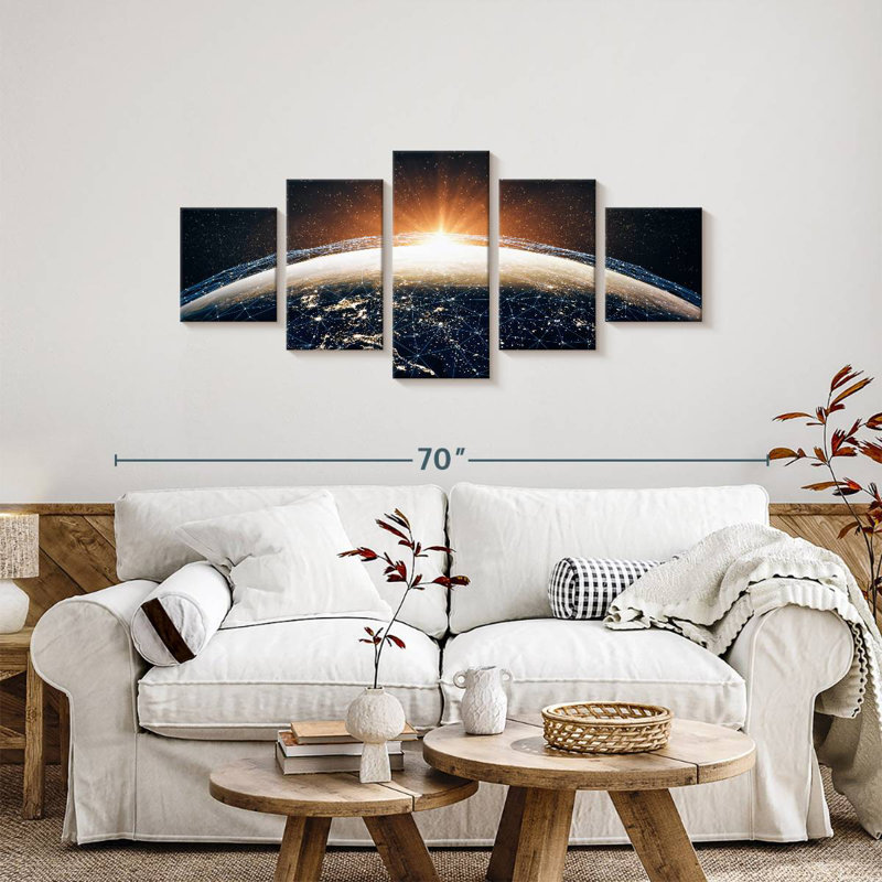 Digital World, 24" H x 55" W