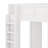 Twin +Twin Over Twin XL Triple Bunk Bed With Storage Shelves And Hooks-1223822278