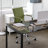 Mid Back Executive Swivel Office Chair With Metal Frame And Arms-114205517