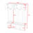 Entryway Hall Tree with Bench, 4 Cabinets, Open Compartments and 4 Hooks-129518321