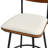 Putney Swivel Upholstered Counter Stool with Metal Frame-1190474176
