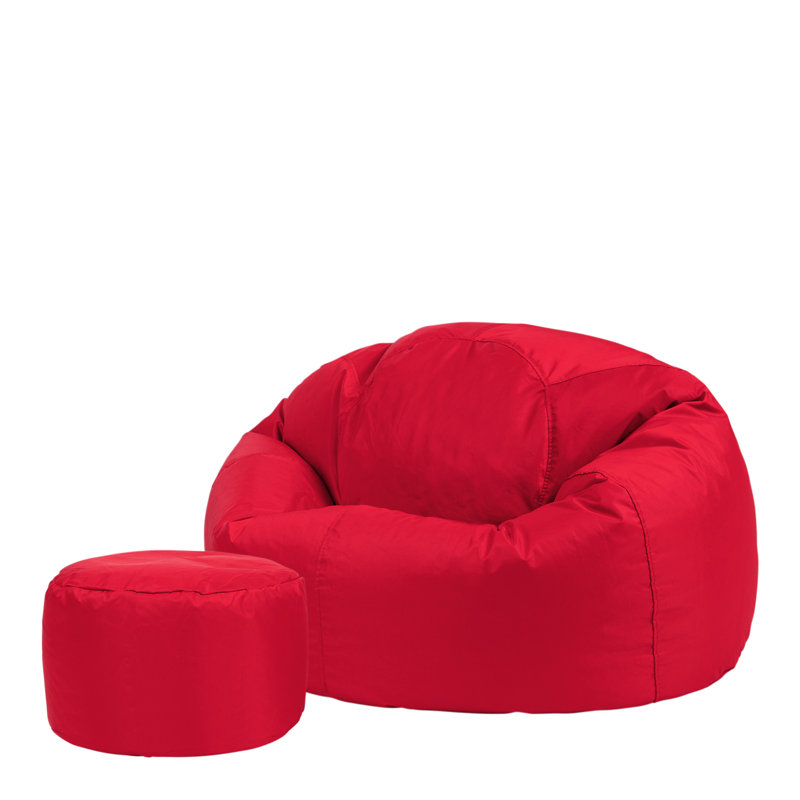Bean Bag Lounger, Red