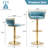 Christal Swivel Upholstered Adjustable Height Counter Stool-93480938-90489176