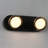 Essinger 2 - Light Dimmable Modern Black/Brass LED Vanity Light