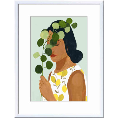 «Botany Portrait II» par Victoria Borges - peinture encadrée