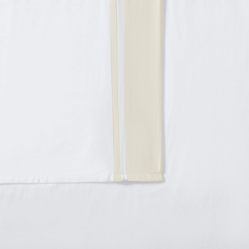 Ensemble de draps Brooklyn, Blanc / craie, Taie d'oreiller très grande